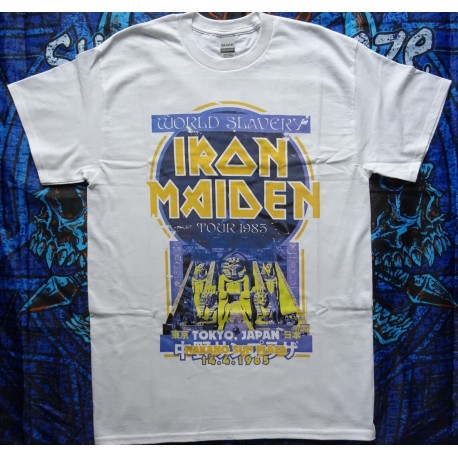 Iron Maiden Powerslave Free Shipping World Slavery Tour 1985 Tokyo Japan Nakano Sun Plaza 14.04.1985. REAL PHOTO! NO PHOTO SHOP