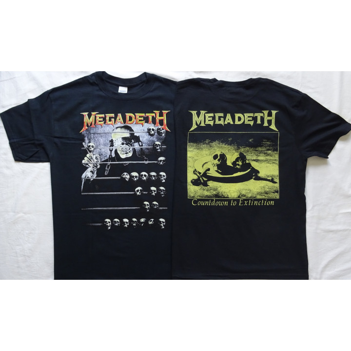 Megadeth Countdown To Extinction Official T-Shirt Official Merchandise Real Foto ! (No Foto Shop !)
