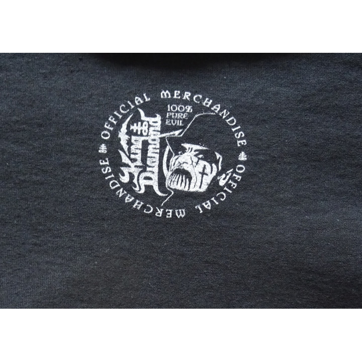 King Diamond Free Shipping Band White Logo Pentagram Official T-Shirt Real Photo Mercyful Fate Classic Old Heavy Metal