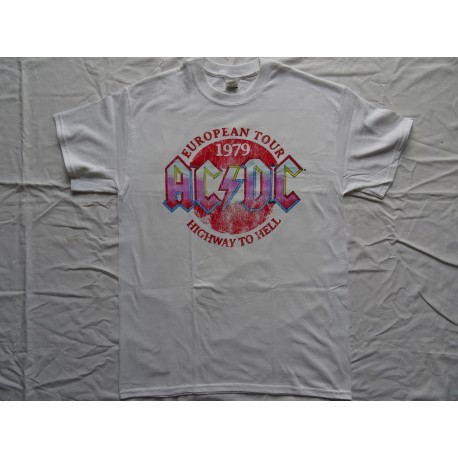 AC/DC Highway To Hell European Tour 1979 T-Shirt AC/DC Power Up Tour Europe 2025 Free Shipping ! Free Delivery !