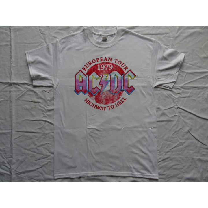 AC/DC Highway To Hell European Tour 1979 T-Shirt AC/DC Power Up Tour Europe 2025 Free Shipping ! Free Delivery !