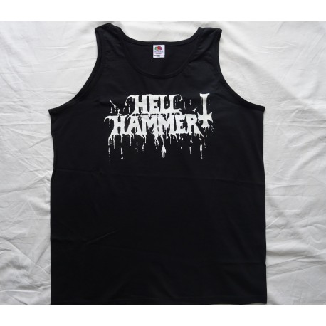 Hellhammer Free Shipping Free Delivery Black Metal Tank Top Sleeveless