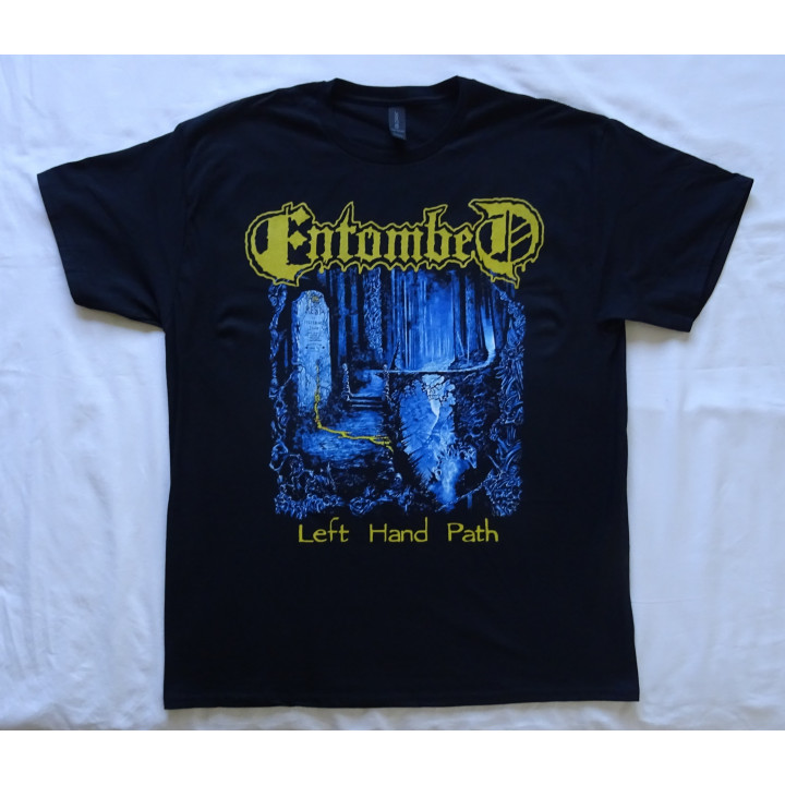 Entombed Left Hand Path Official T-Shirt Classic Swedish Old Death Metal Original Official Merchandise