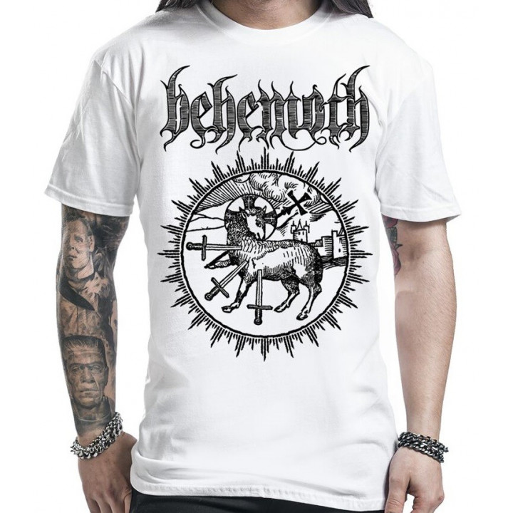 Behemoth Official T-Shirt Lamb Sigil Free Shipping