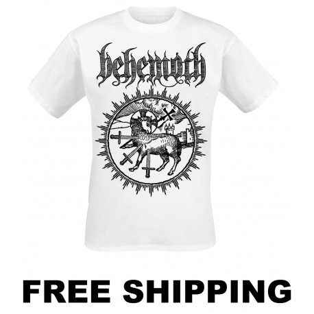 Behemoth Official T-Shirt Lamb Sigil Free Shipping