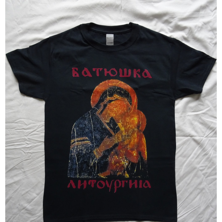 BATUSHKA LITOURGIYA BLACK MARY OFFICIAL T-SHIRT BLACK METAL