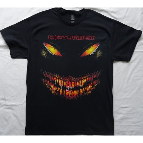 Disturbed Scary Face Candle Free Shipping Official Original T-Shirt Real Photo