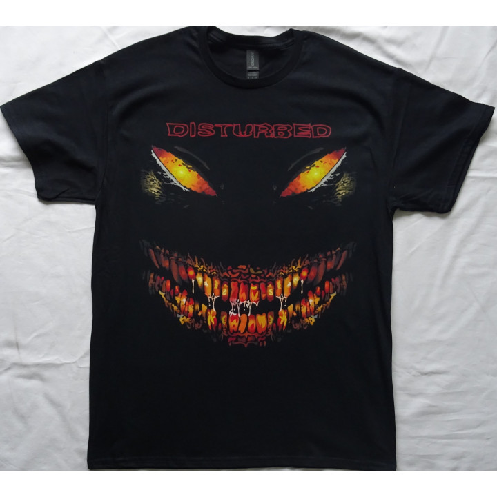Disturbed Scary Face Candle Free Shipping Official Original T-Shirt Real Photo
