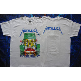 Metallica Crash Course in Brain Surgery Official T-Shirt Real Photo Free Shipping