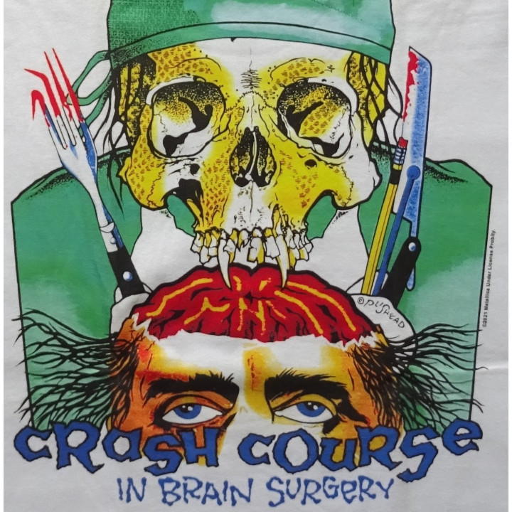 Metallica Crash Course in Brain Surgery Official T-Shirt Real Photo Free Shipping