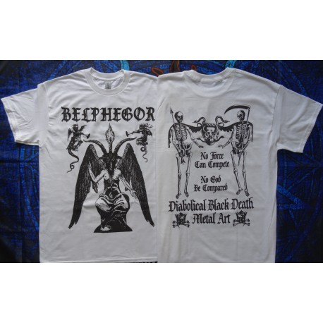 Belphegor Baphomet Free Shipping Official T-Shirt Diabolical Death Black Metal Art Real Photo 