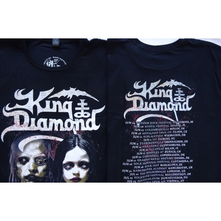 King Diamond Saint Lucifer's European Tour 2025 Saint Lucifer's Hospital 1920 Official T-Shirt Free Shipping
