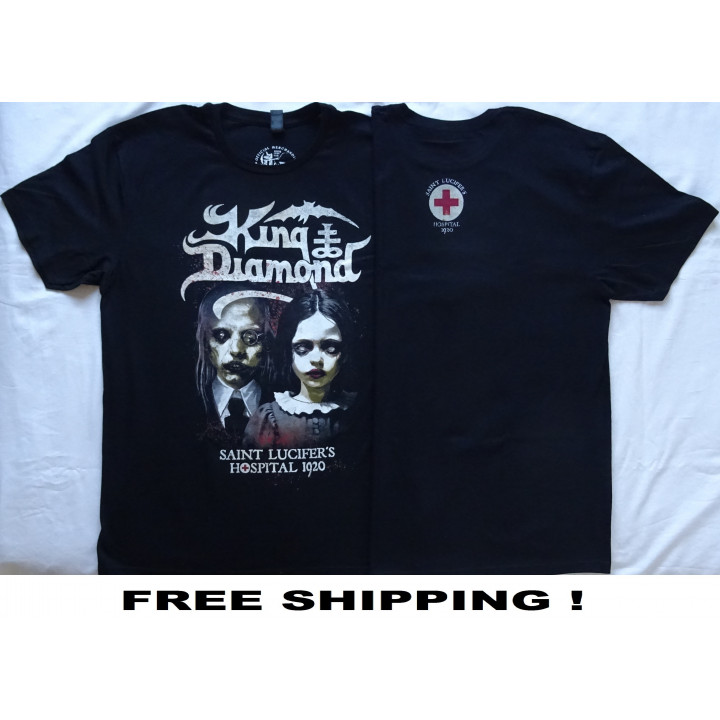 King Diamond Saint Lucifer's Hospital 1920 Official T-Shirt Free Shipping