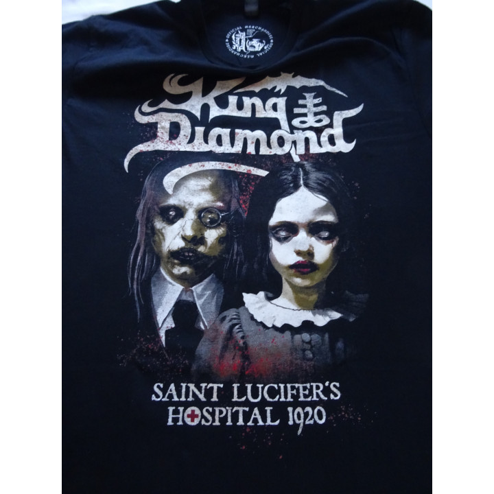 King Diamond Saint Lucifer's European Tour 2025 Saint Lucifer's Hospital 1920 Official T-Shirt