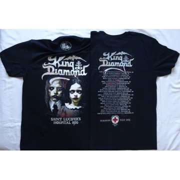 King Diamond Saint Lucifer's European Tour 2025 Saint Lucifer's Hospital 1920 Official T-Shirt