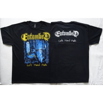 Entombed Left Hand Path Official T-Shirt Classic Swedish Old Death Metal Original Official Merchandise Free Shipping 