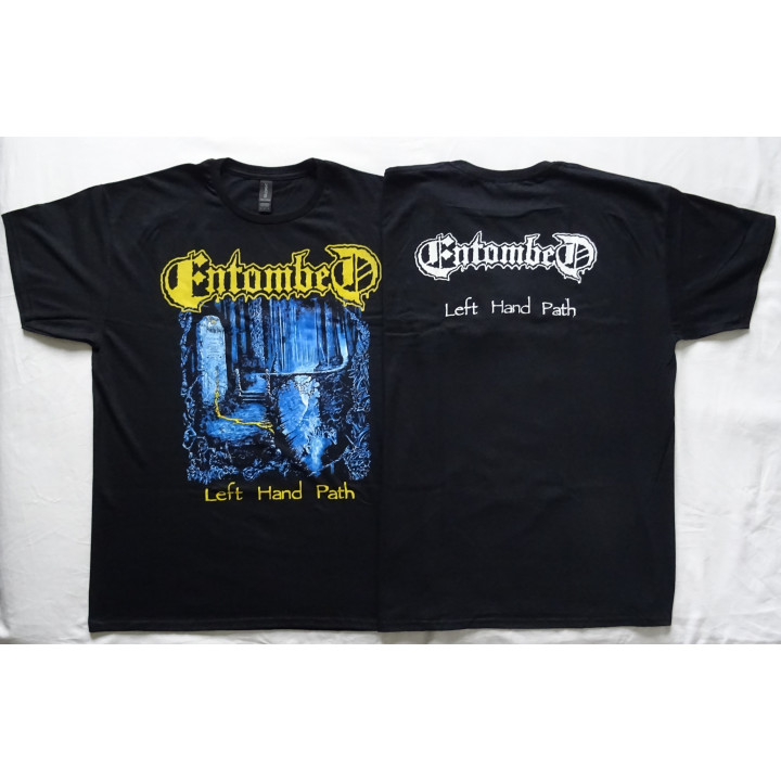 Entombed Left Hand Path Official T-Shirt Classic Swedish Old Death Metal Original Official Merchandise Free Shipping 