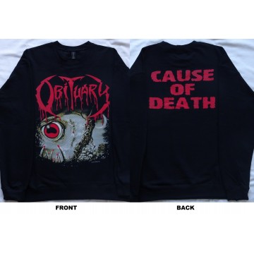 Obituary Cause Of Death Florida Death Metal Official Oversized Crewneck Sweatshirt Gildan Without a Hood Männer Ohne Kapuze