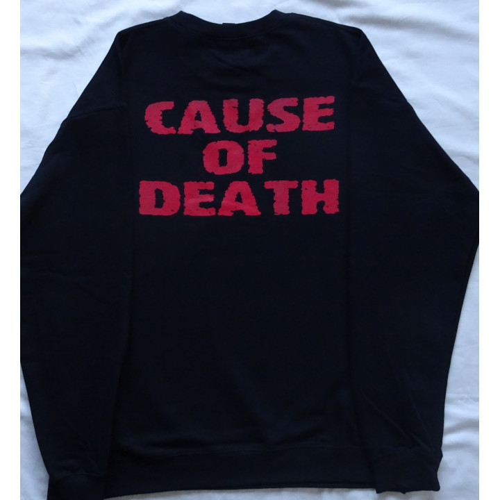 Obituary Cause Of Death Florida Death Metal Official Oversized Crewneck Sweatshirt Gildan Without a Hood Männer Ohne Kapuze