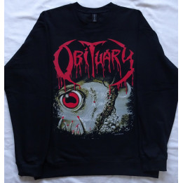 Obituary Cause Of Death Florida Death Metal Official Oversized Crewneck Sweatshirt Gildan Without a Hood Männer Ohne Kapuze