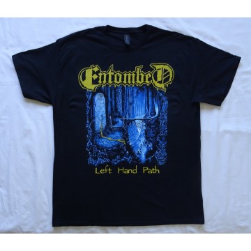 Entombed Left Hand Path Official T-Shirt Classic Swedish Old Death Metal Original Official Merchandise Free Shipping 