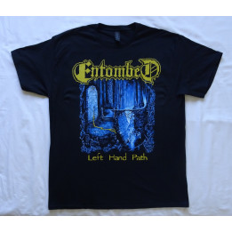 Entombed Left Hand Path Official T-Shirt Classic Swedish Old Death Metal Original Official Merchandise Free Shipping 