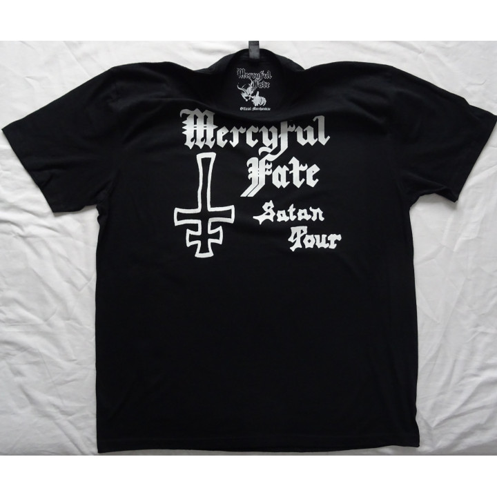Mercyful Fate Official Merchandise Satan Tour 1982 T-Shirt Don't Break the Oath King Diamond Black Metal 