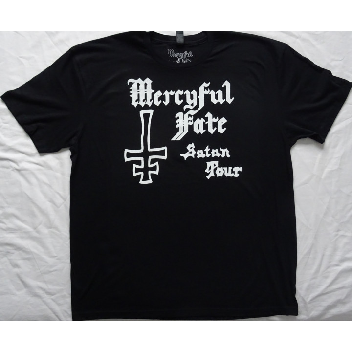 Mercyful Fate Free Shipping Official Merchandise Satan Tour 1982 T-Shirt Don't Break the Oath King Diamond Black Metal 