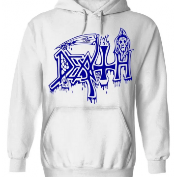 Death Posterized White Pull Over Hoodie New Official Kapuzenjacke All Size Alle Größe Death Metal 