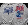 Death Leprosy Posterized White Crewneck Sweatshirt New Official Pullover All Size Alle Größe Death Metal Real Photo